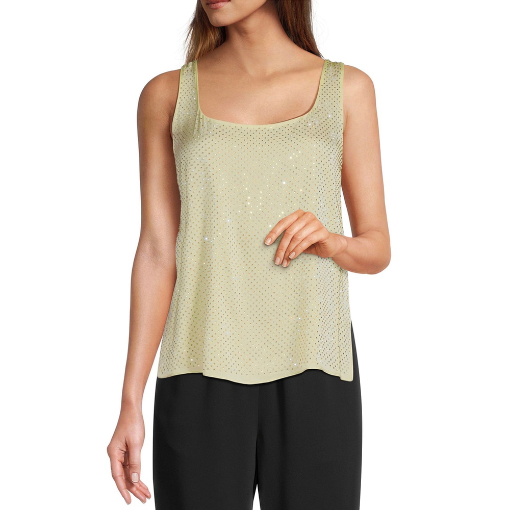 NWT Kobi Halperin Nina Studded Tank Top Silk Blend Blouse $448 - Size S / 4-6